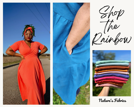 sewing fabric for online store, sewing and selling