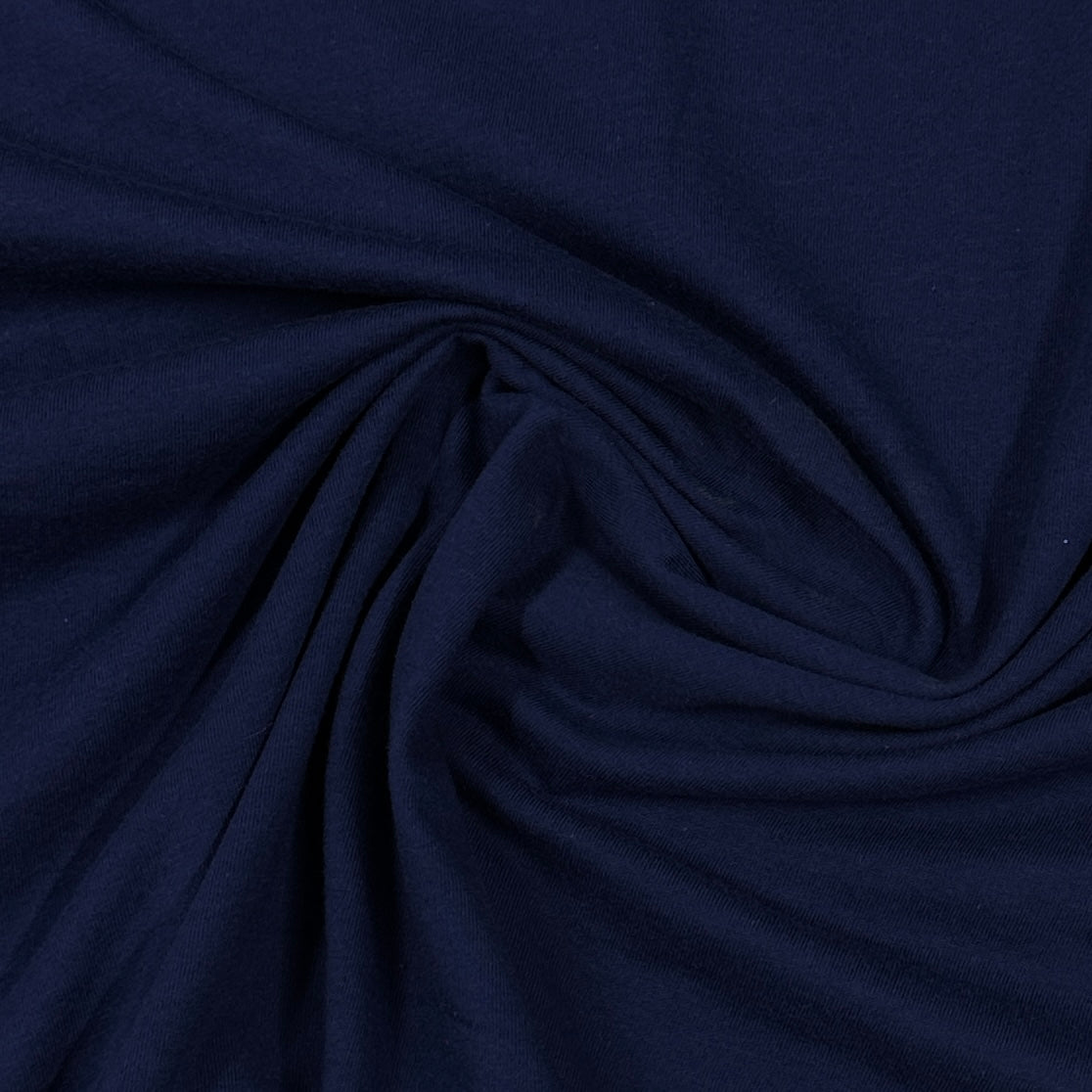 Indigo Cotton Jersey Fabric