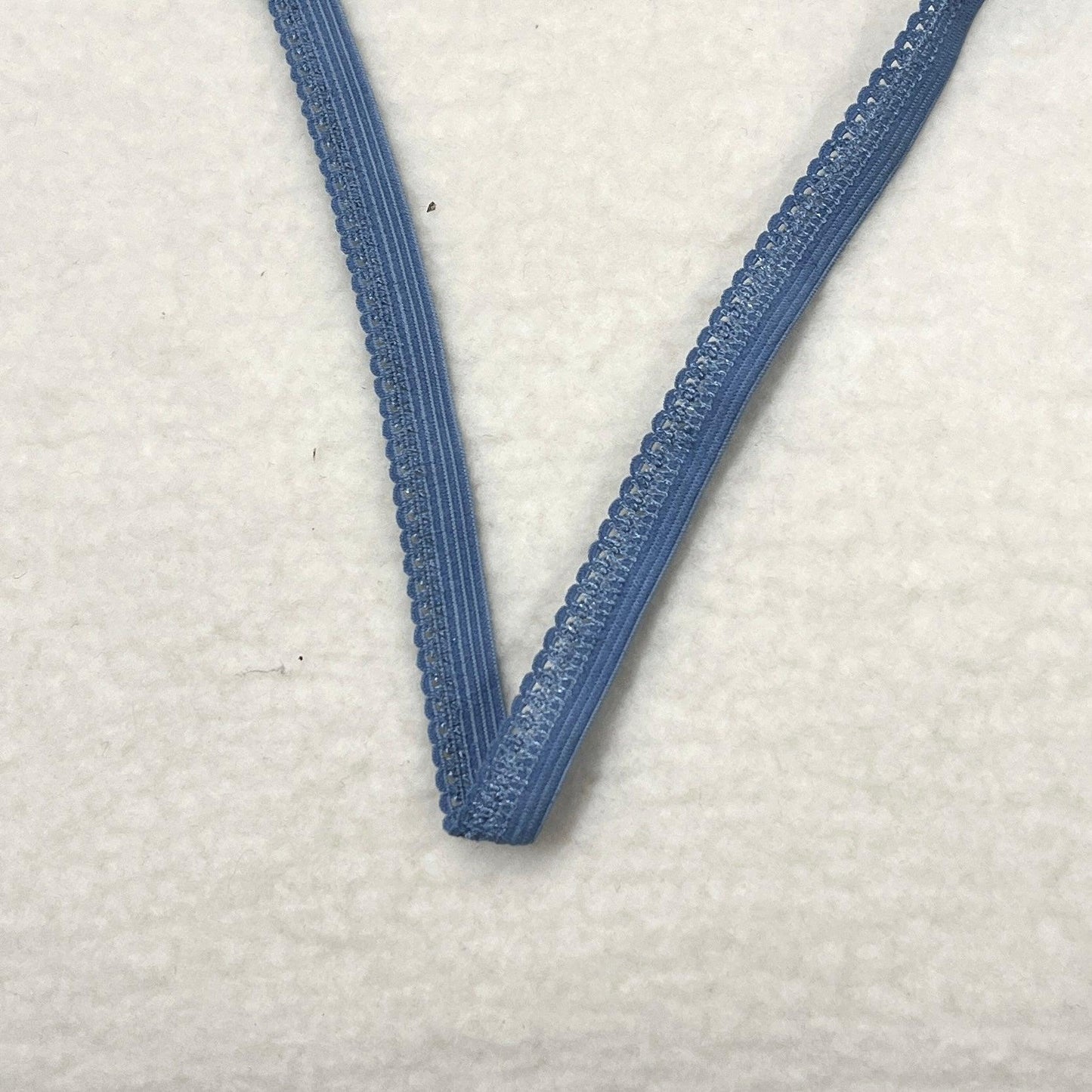 1/2" Fancy Picot Elastic-Delph Blue - Nature's Fabrics