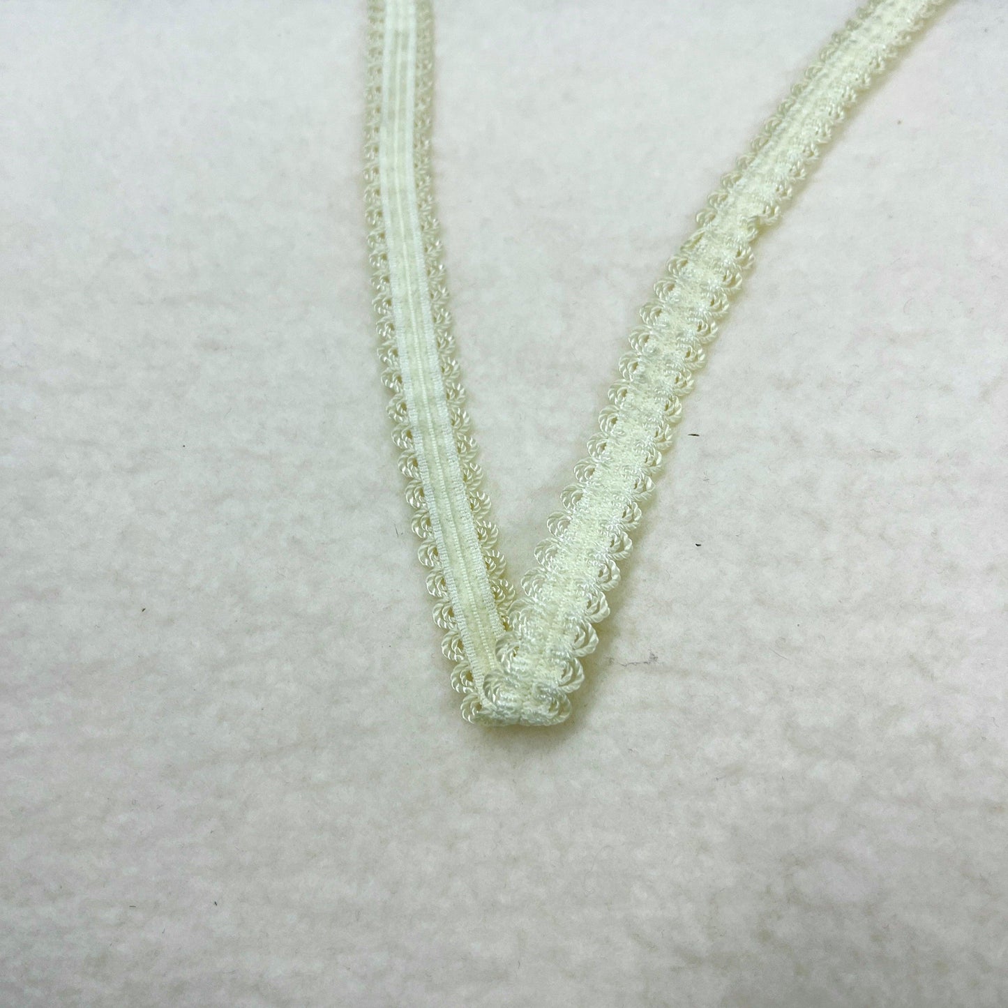 1/2" Fancy Picot Elastic-Pale Yellow - Nature's Fabrics