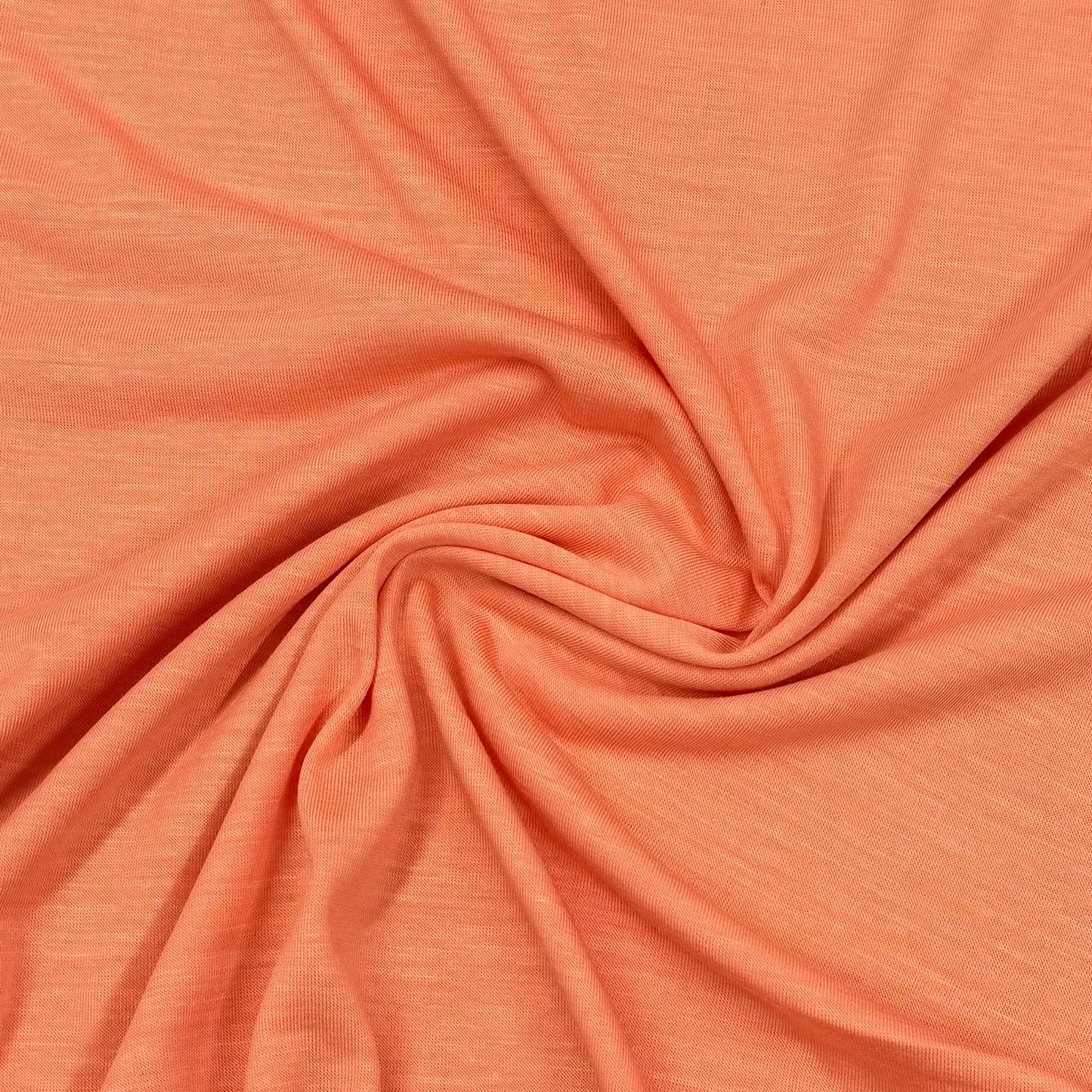 Peach Rayon/Linen Blend Jersey