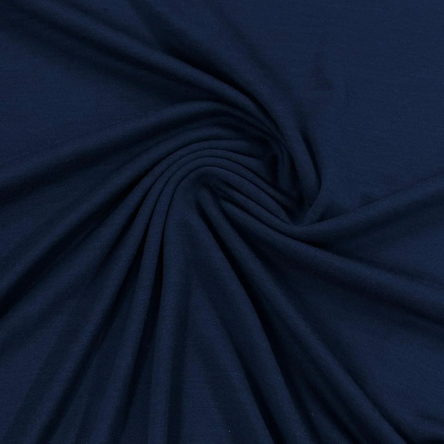 Navy blue organic cotton fabric swirled for texture — Nature's Fabrics