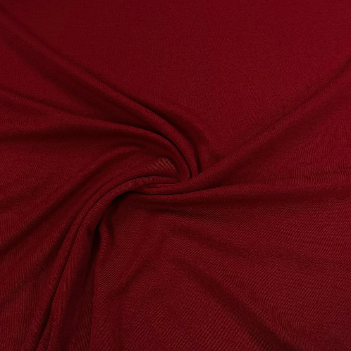 Deep red draped natural fabric from Nature's Fabrics