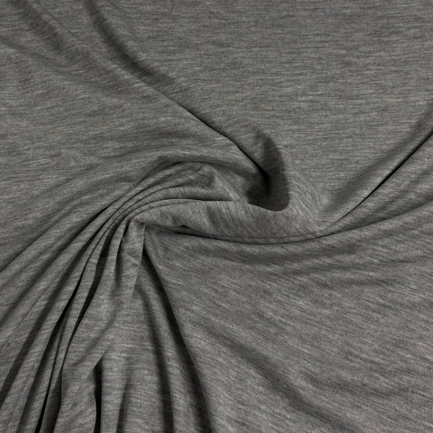 Gray heathered organic cotton fabric by Nature's Fabrics, soft texture and natural fibers