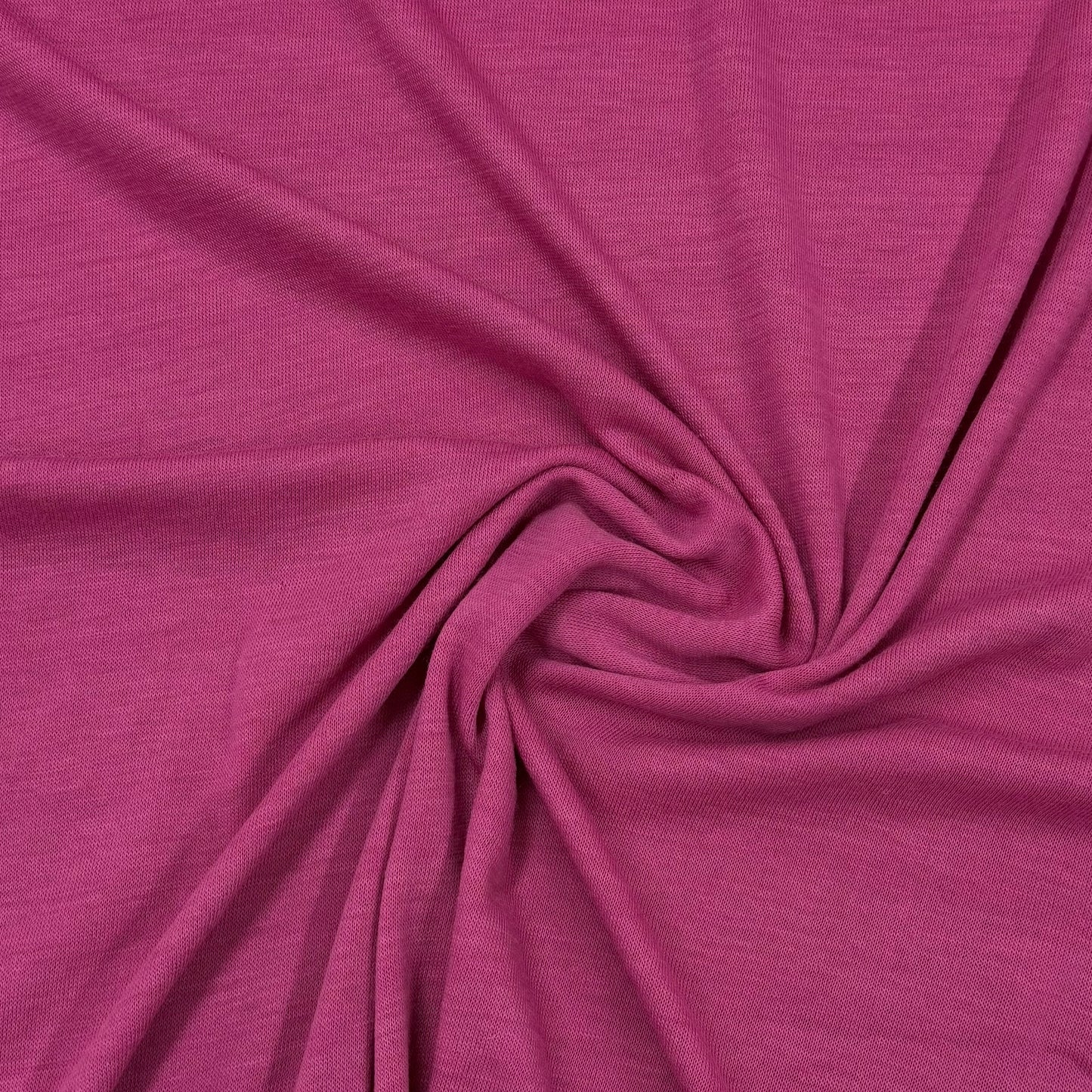 Shocking Pink Merino Wool Jersey Fabric