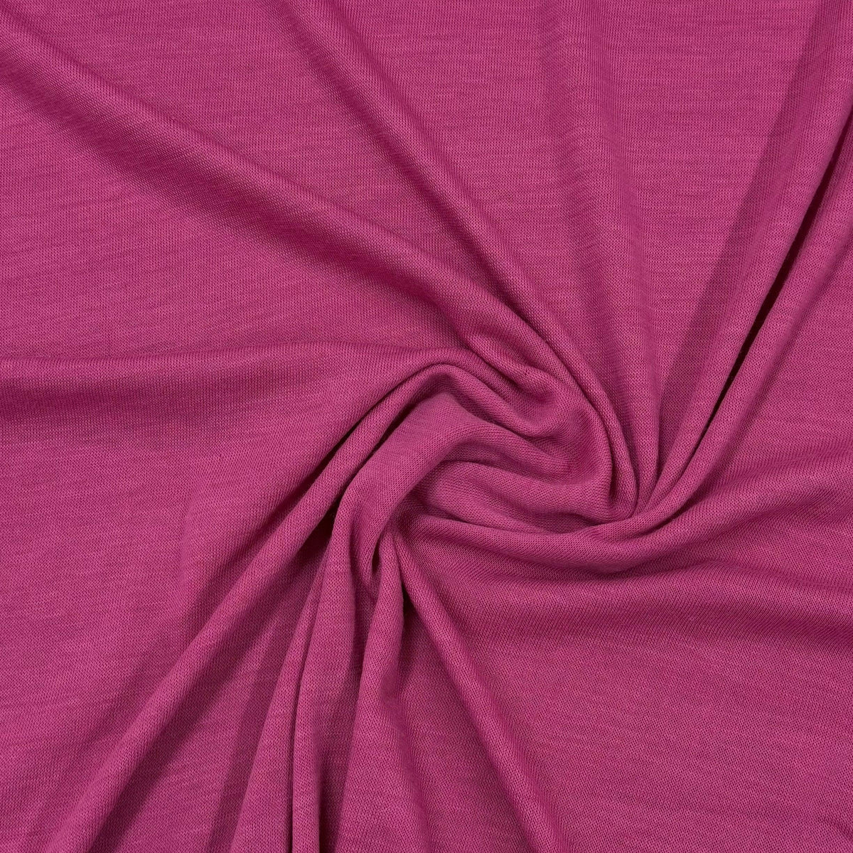 Nature's Fabrics premium magenta pink organic fabric with soft draped folds