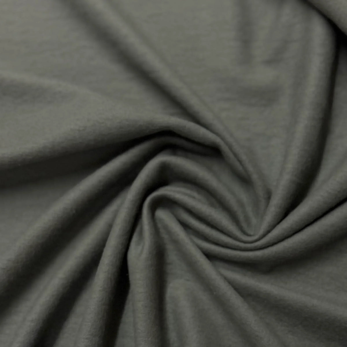 Soft gray organic cotton fabric by Nature's Fabrics, ideal for eco-friendly sewing projects