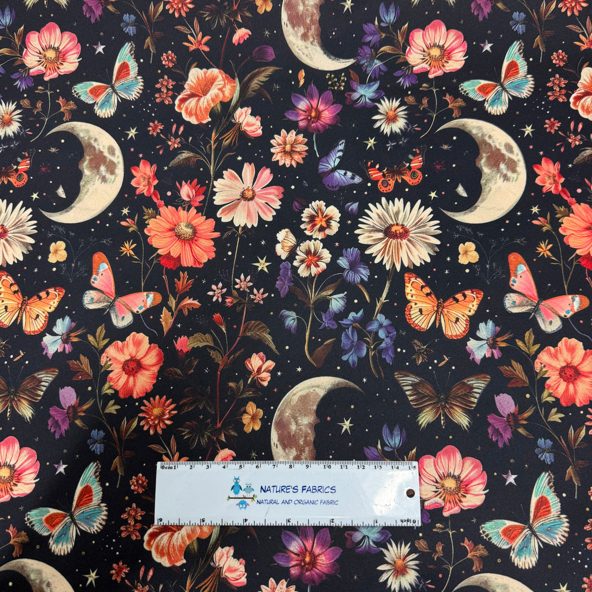 Vintage Moon Garden 1 mil PUL Fabric - Made in the USA
