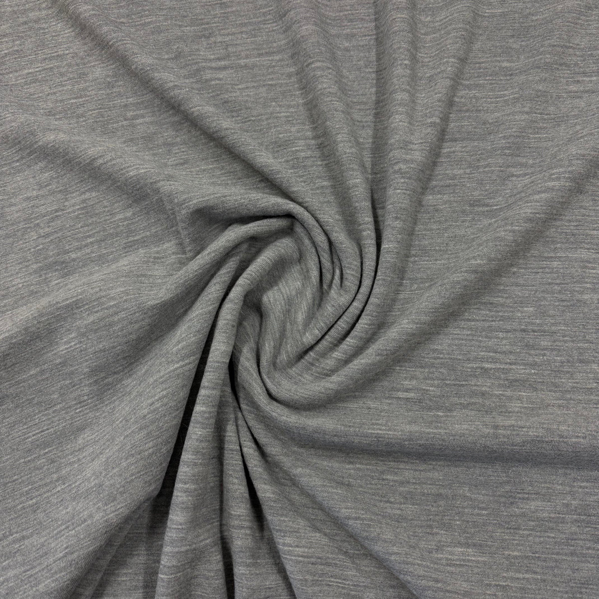 Swirl of heather grey premium natural fabric from Nature's Fabrics