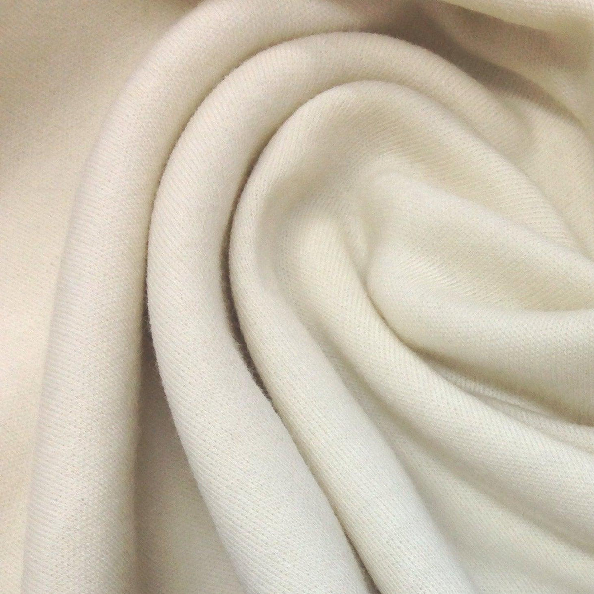 97% Organic Merino Wool/3% Spandex Interlock Blend Fabric - Feltable, $42/yd, 25 yards - Nature's Fabrics