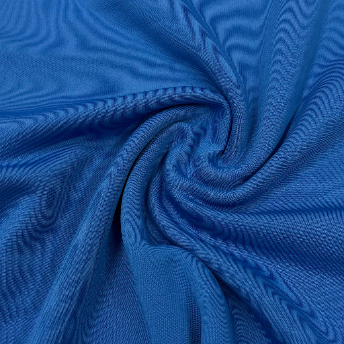 Bright Blue Polyester Fleece Fabric