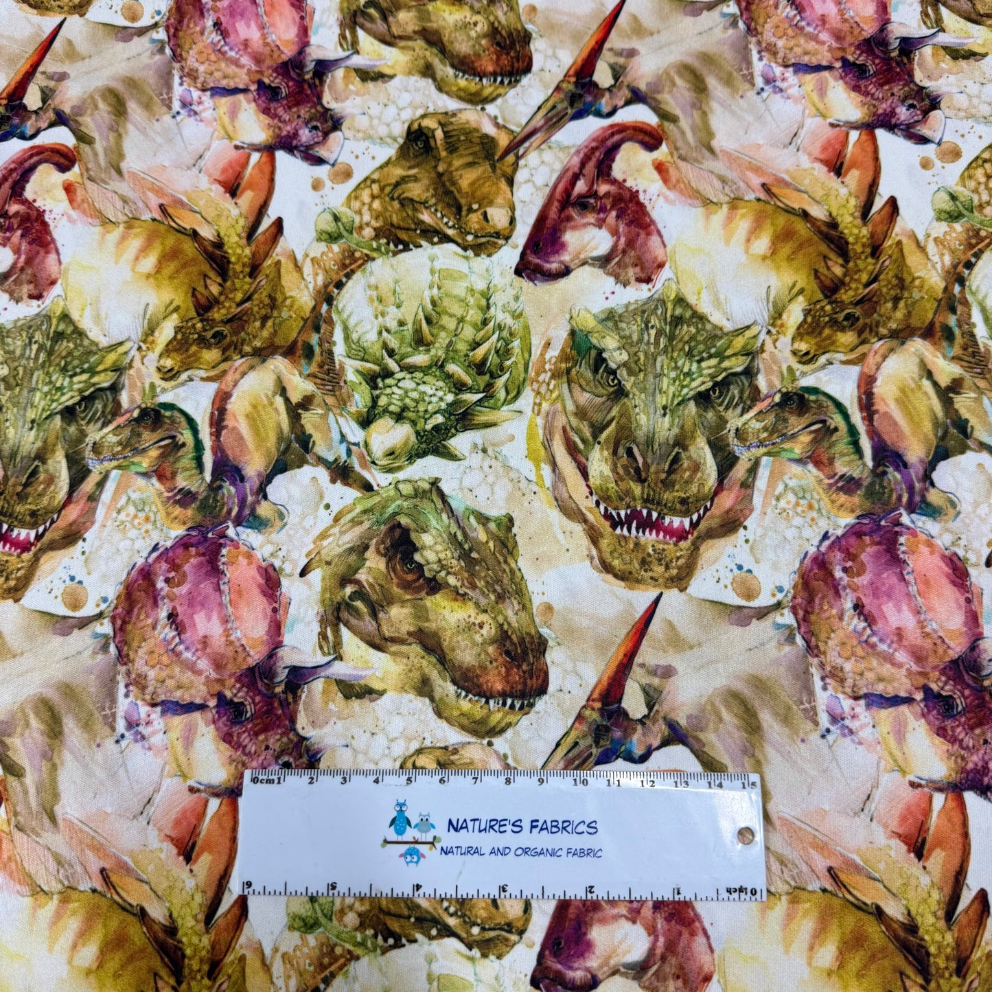 Dinsaurs on 1 mil PUL Fabric - Made in the USA