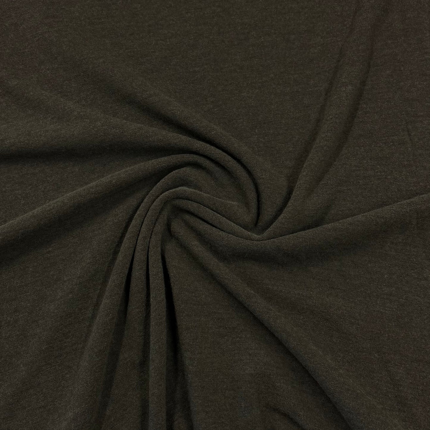 Olive Merino Wool/Spandex Jersey Fabric