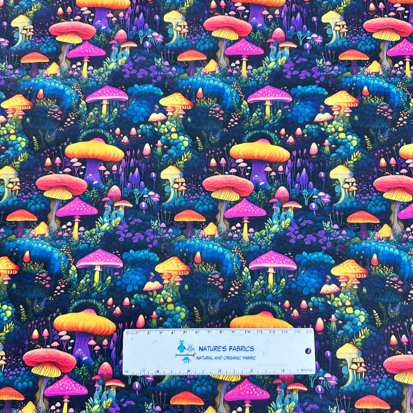 Marvelous Mushrooms 1 mil PUL Fabric - Made in the USA