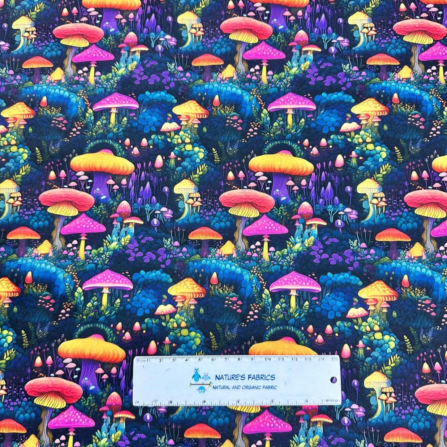 Marvelous Mushrooms 1 mil PUL Fabric - Made in the USA