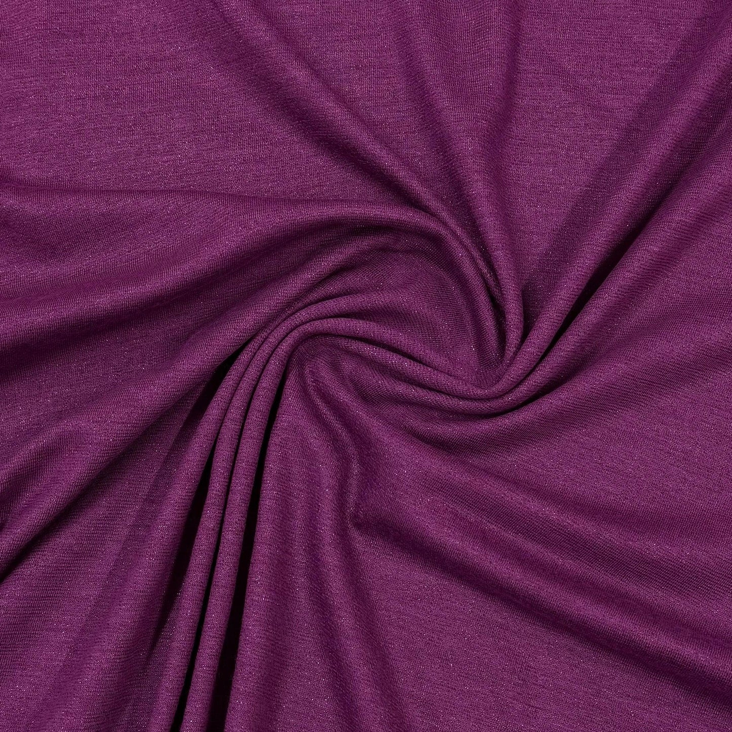 Deep purple glitter knit fabric swirled for texture, Nature's Fabrics