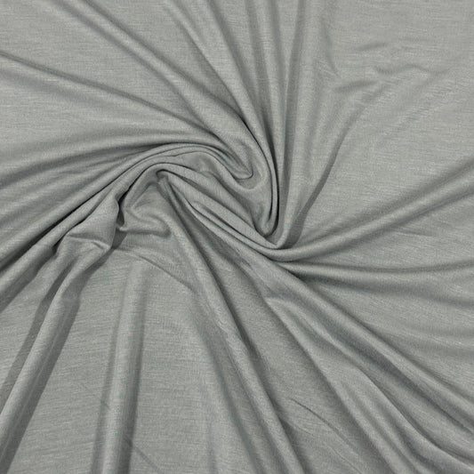 Silver Bamboo/Spandex Jersey Fabric - 200 GSM