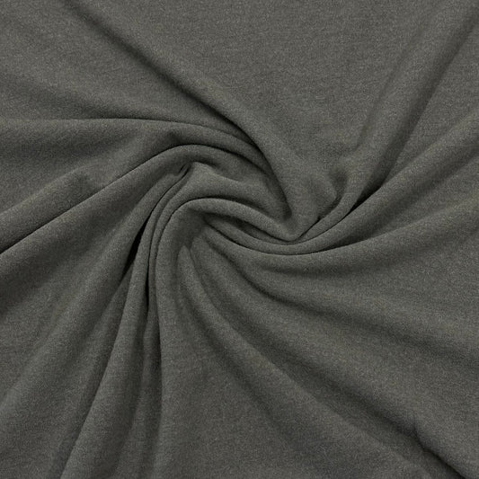 Military Green Merino Wool/Spandex Jersey Fabric