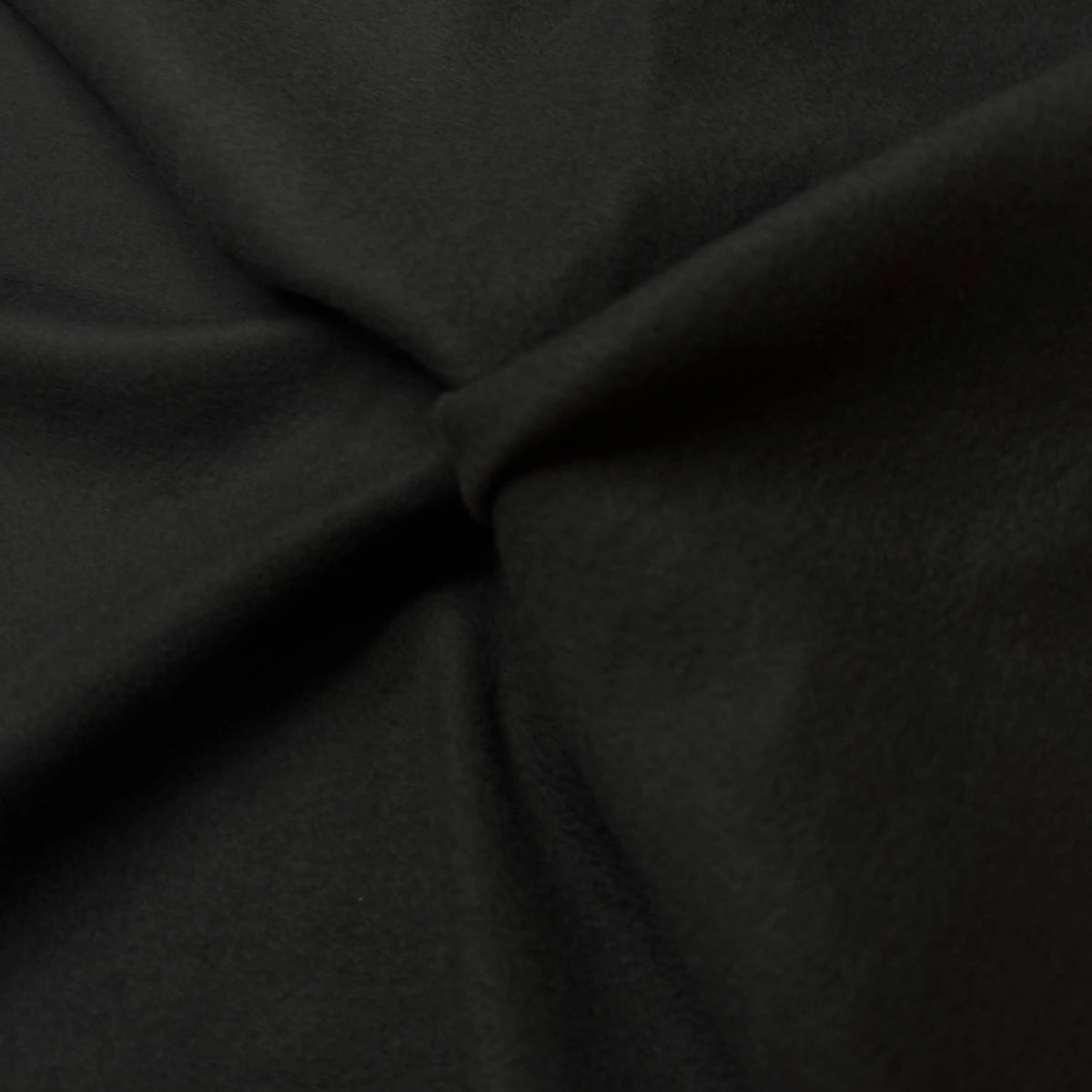 Black organic cotton fabric by Nature's Fabrics, soft texture and eco-friendly material
