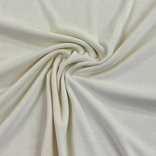 Natural Hemp Cotton Velour Fabric