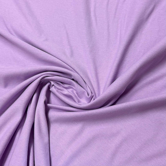 Lavender organic cotton fabric by Nature's Fabrics, soft texture and natural drape for eco-friendly sewing projects