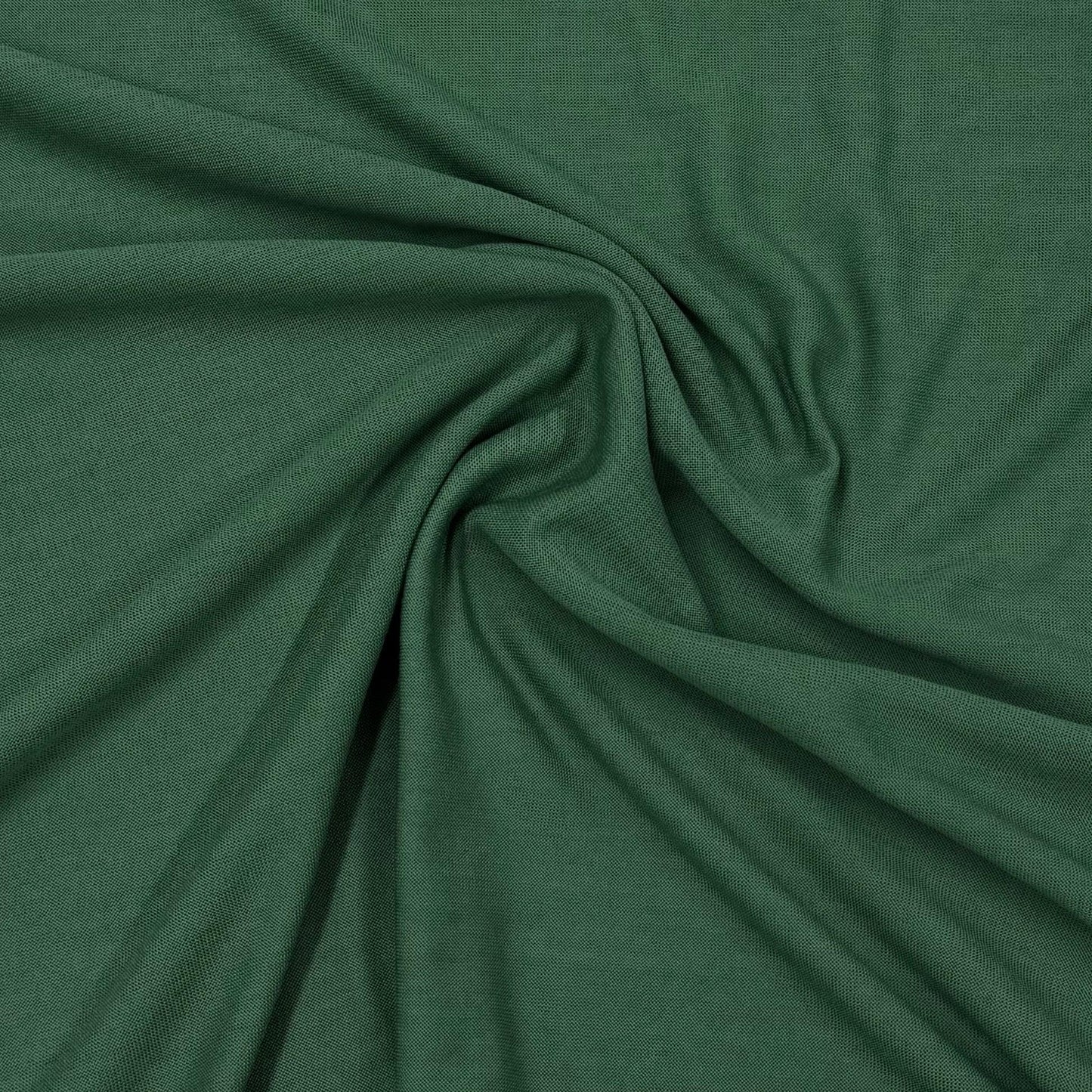 Deep green organic cotton fabric swirled texture by Nature's Fabrics