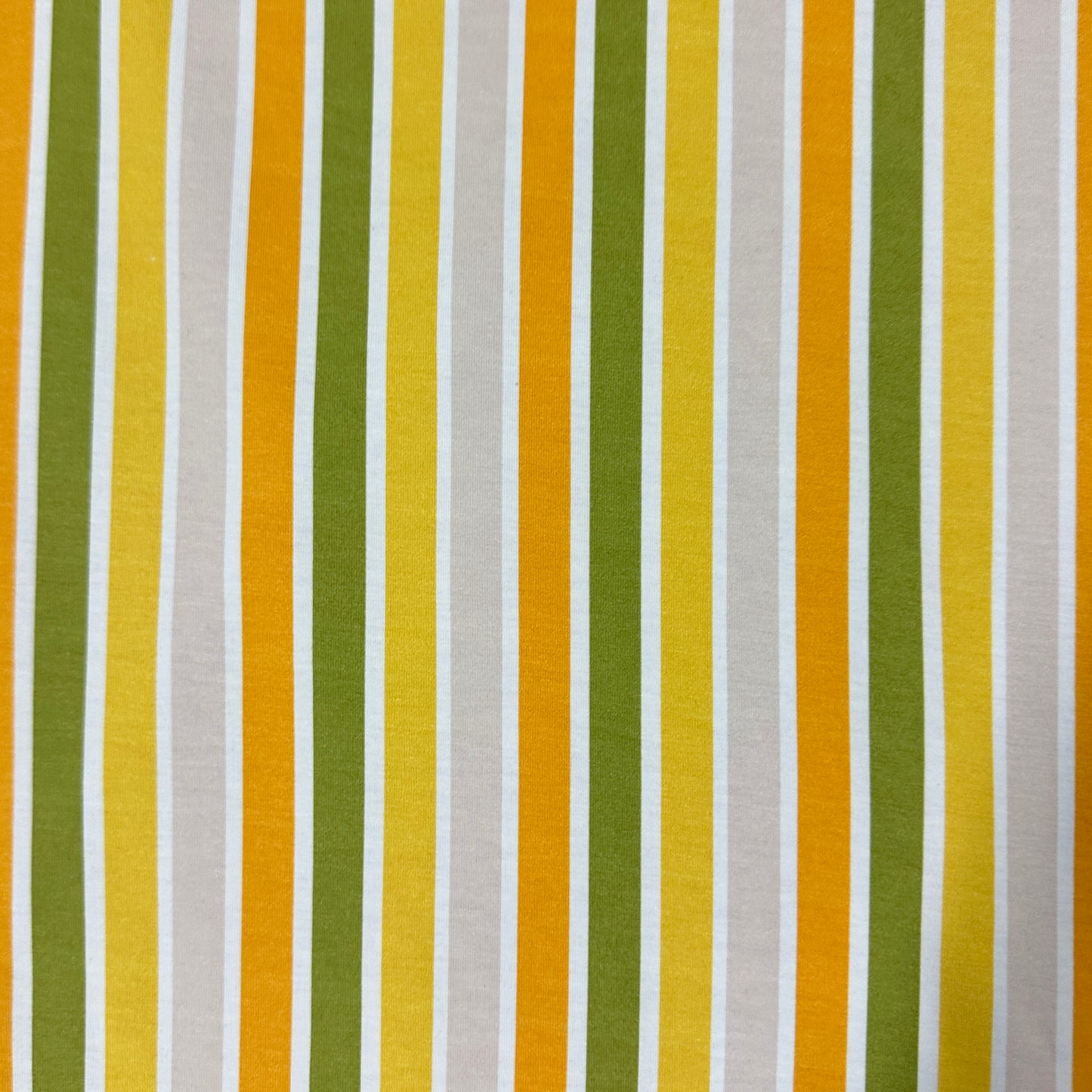 Summer Stripes on Bamboo/Spandex Jersey Fabric