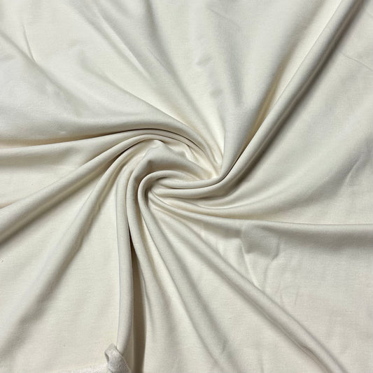 Natural Bamboo Stretch French Terry Fabric- 300 GSM