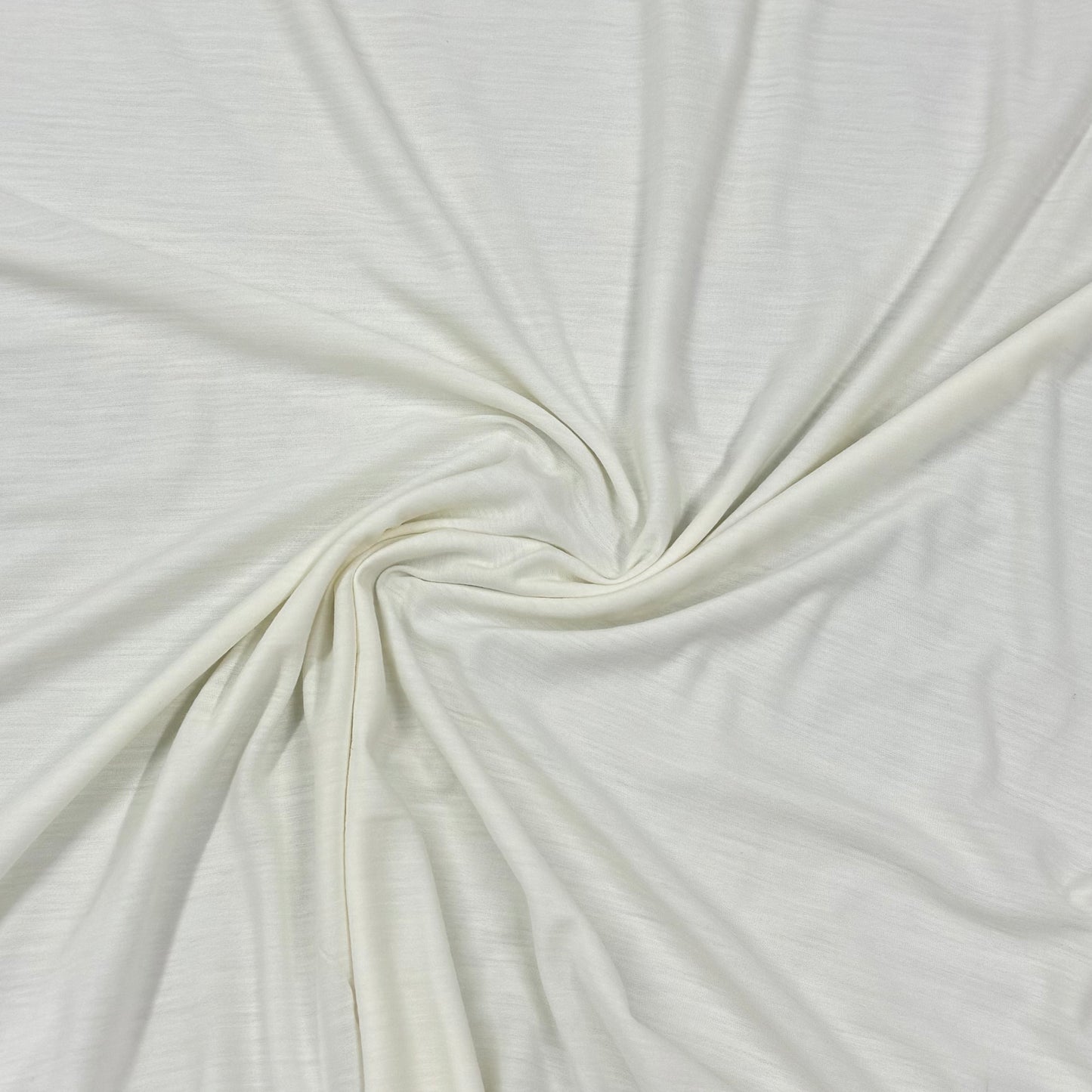 Snow Superfine Merino Wool Jersey Fabric