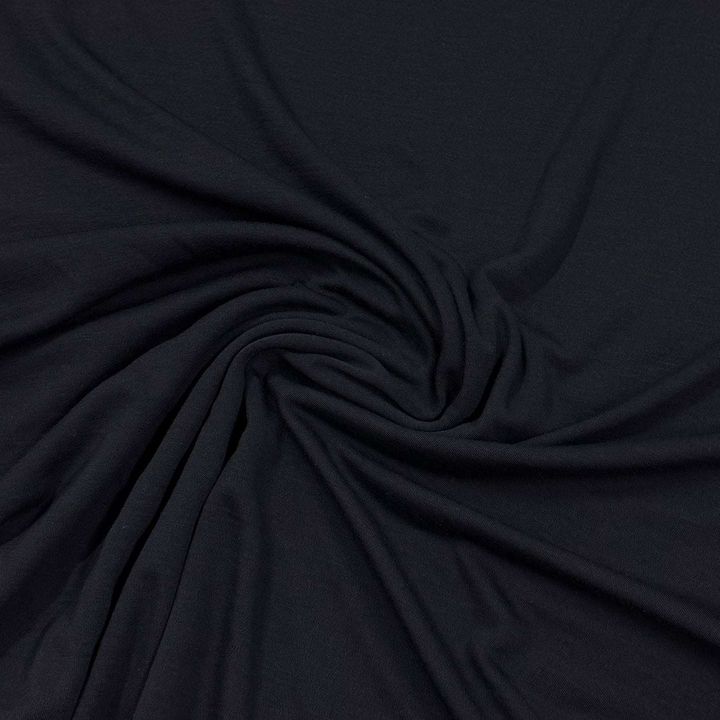 Navy 100% Washable Merino Wool Interlock Fabric - Mulesing Free