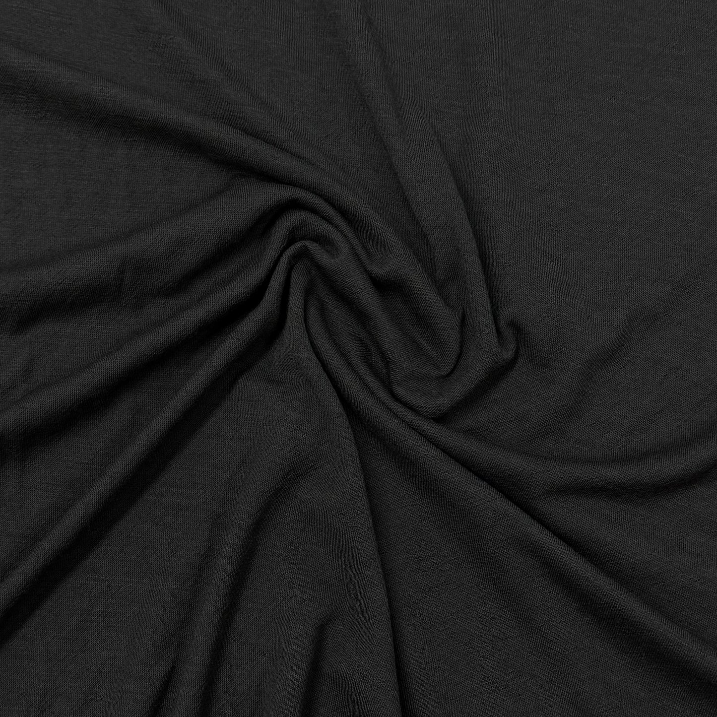 Charcoal 100% Merino Wool Jersey Fabric - 180 GSM
