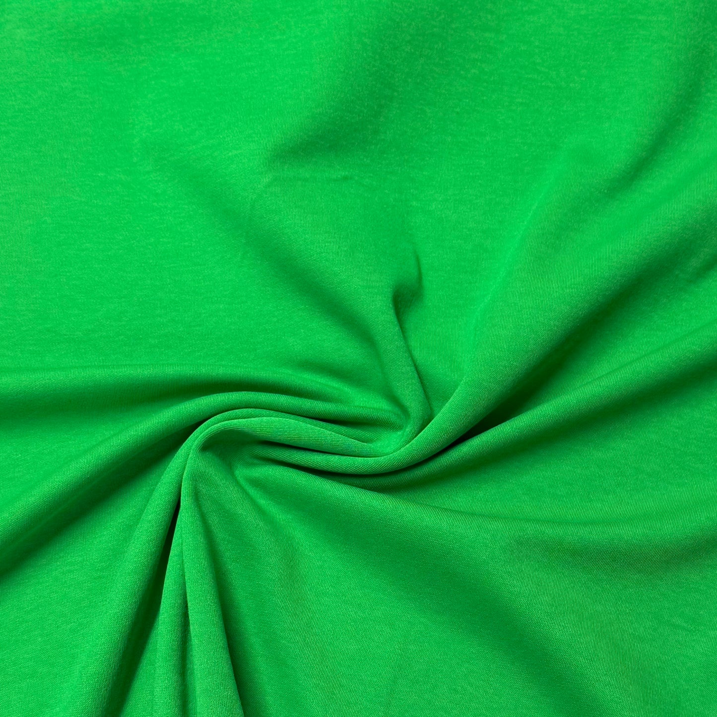 Kelly Green Cotton Interlock Fabric