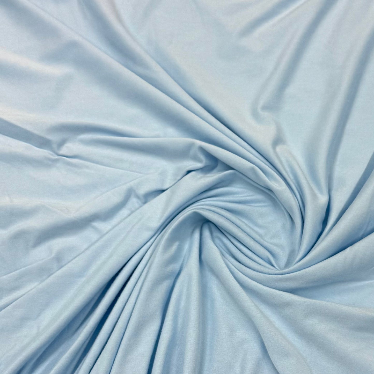 Frost Blue Bamboo/Spandex Jersey Fabric
