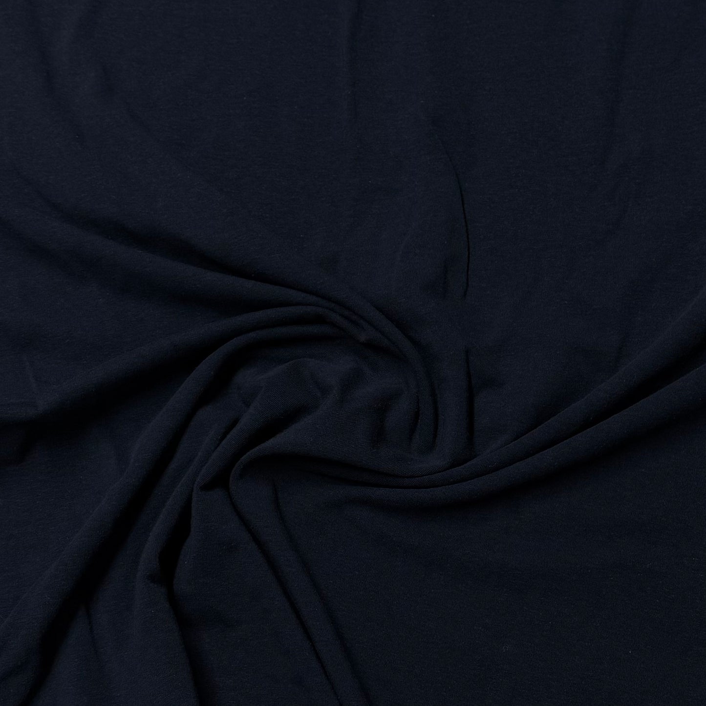 Navy Hemp Stretch Jersey Fabric - 240 GSM -$13.70/yd, 15 yards