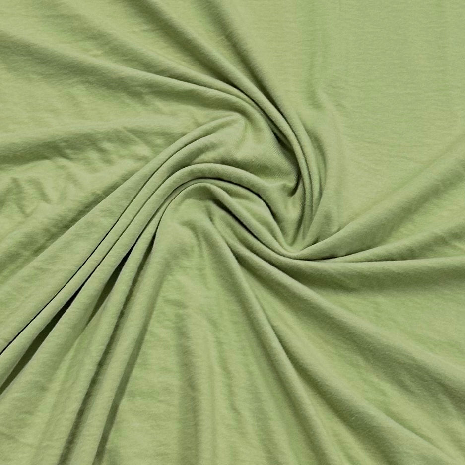 Winter Pear Organic Cotton Jersey Fabric - 130 GSM - Grown in the USA
