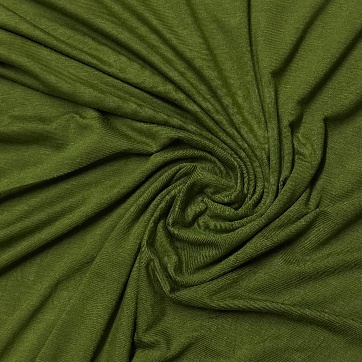 Dark Avocado Bamboo/Spandex Jersey Fabric - 200 GSM