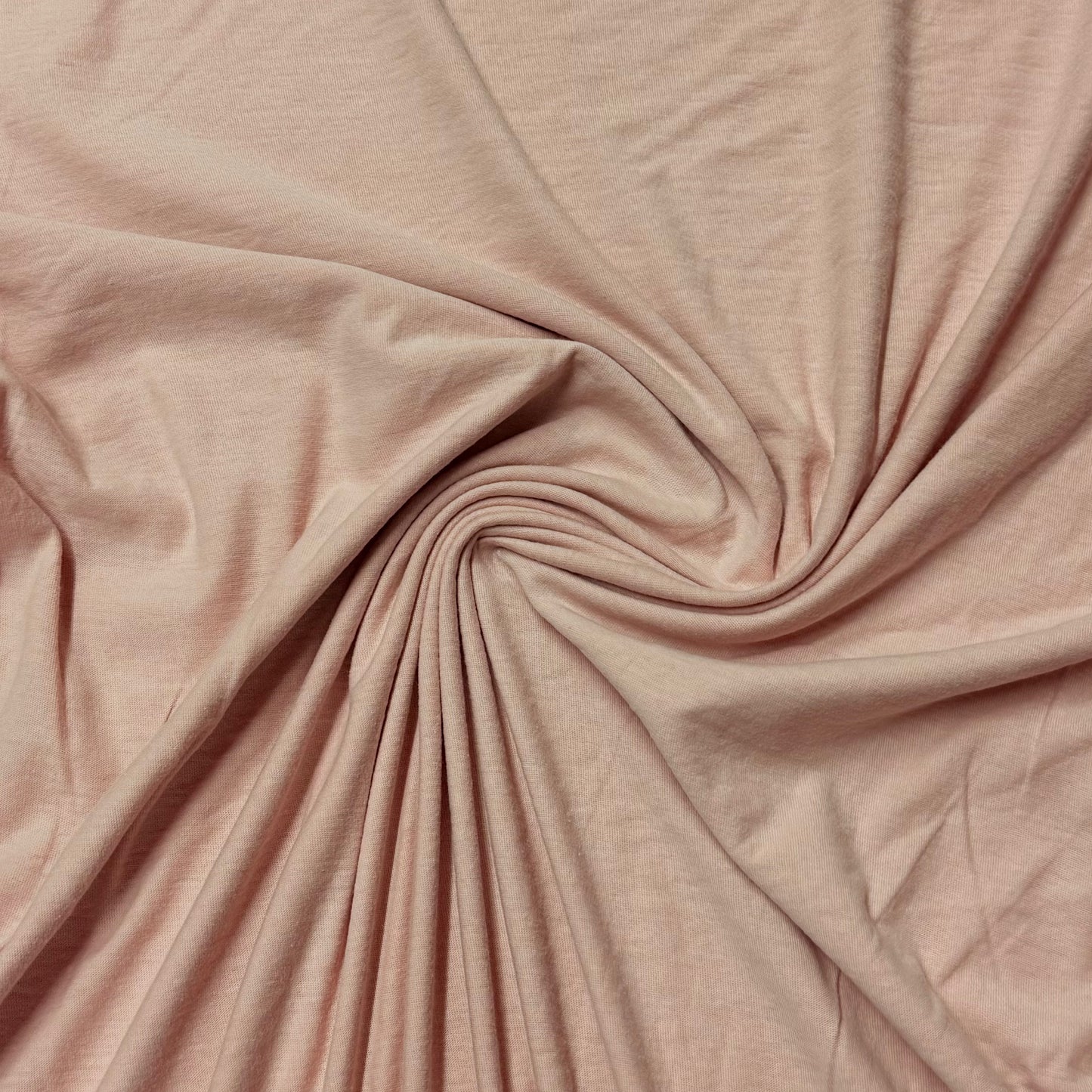 Delicate Pink Organic Cotton Jersey Fabric - 130 GSM