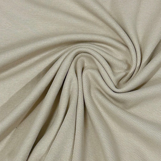 Biscotti Organic Cotton/Spandex Rib Knit Fabric - 2x2