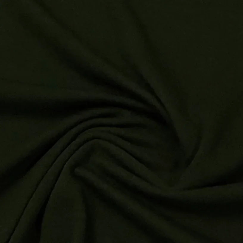 Forest Green Merino Wool/Spandex Jersey Fabric