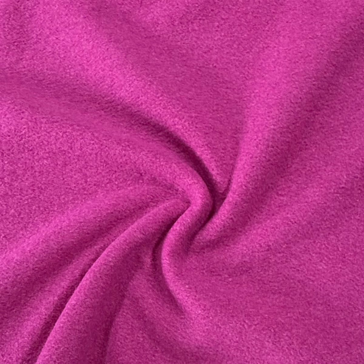 Hot Pink Boiled Wool Fabric