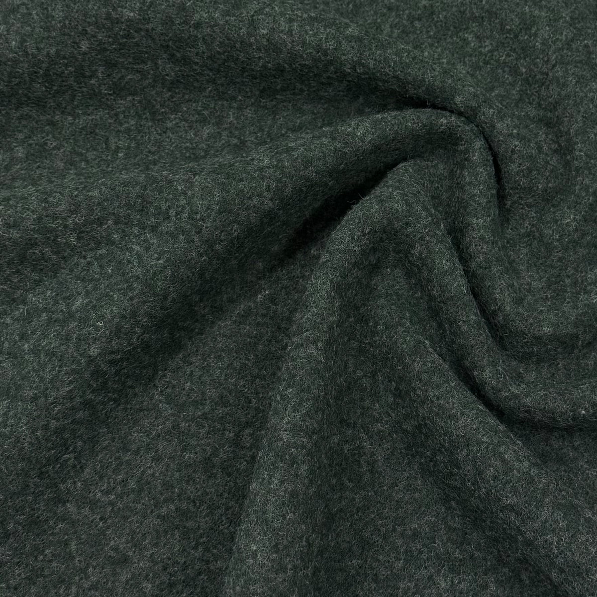 Pine Boiled Wool Fabric