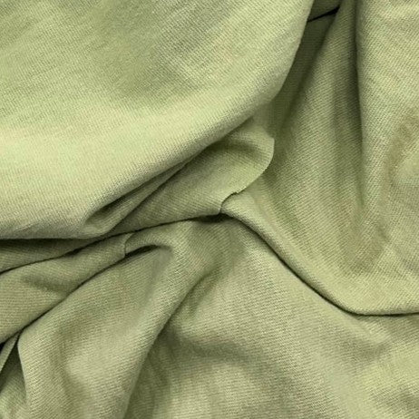 Winter Pear Organic Cotton Jersey Fabric - 130 GSM - Grown in the USA