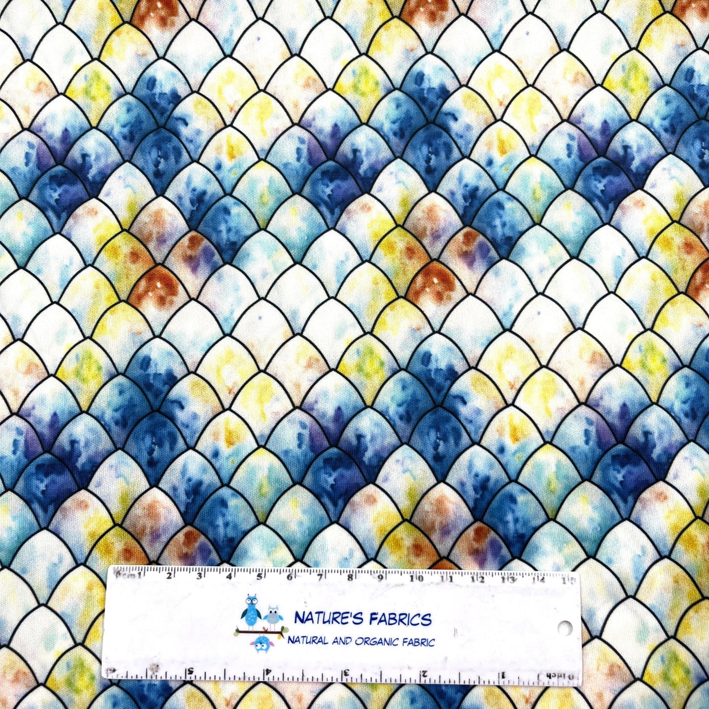 Acid Wash Dragon Scales 1 mil PUL Fabric - Made in the USA - Nature's Fabrics