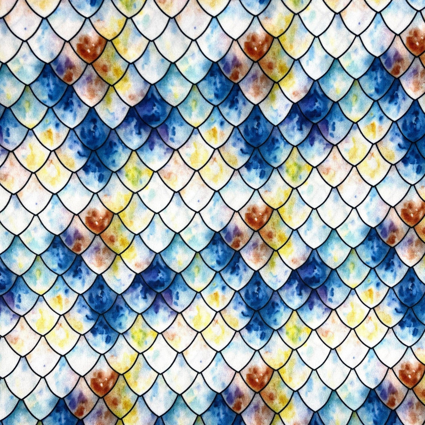 Acid Wash Dragon Scales 1 mil PUL Fabric - Made in the USA - Nature's Fabrics