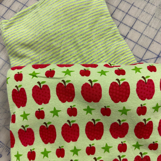 Apples Cotton Rib Fabric Bundle #1330 - Nature's Fabrics