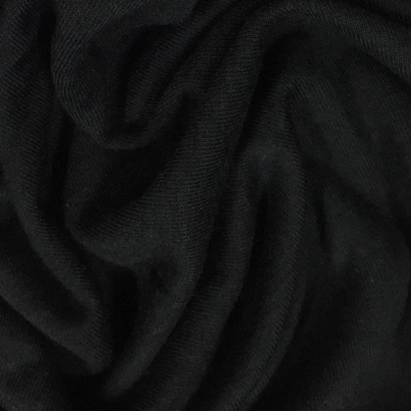 Black Bamboo Jersey Fabric - 200 GSM, $8.91/yd - Rolls - Nature's Fabrics