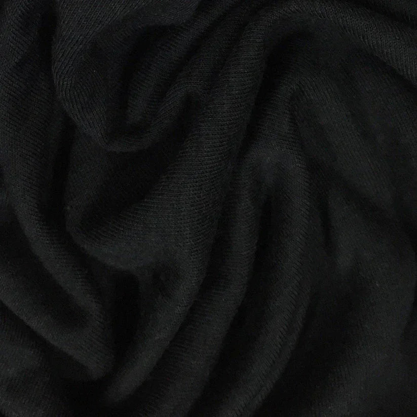 Black Bamboo Jersey Fabric - 200 GSM, $8.91/yd - Rolls - Nature's Fabrics