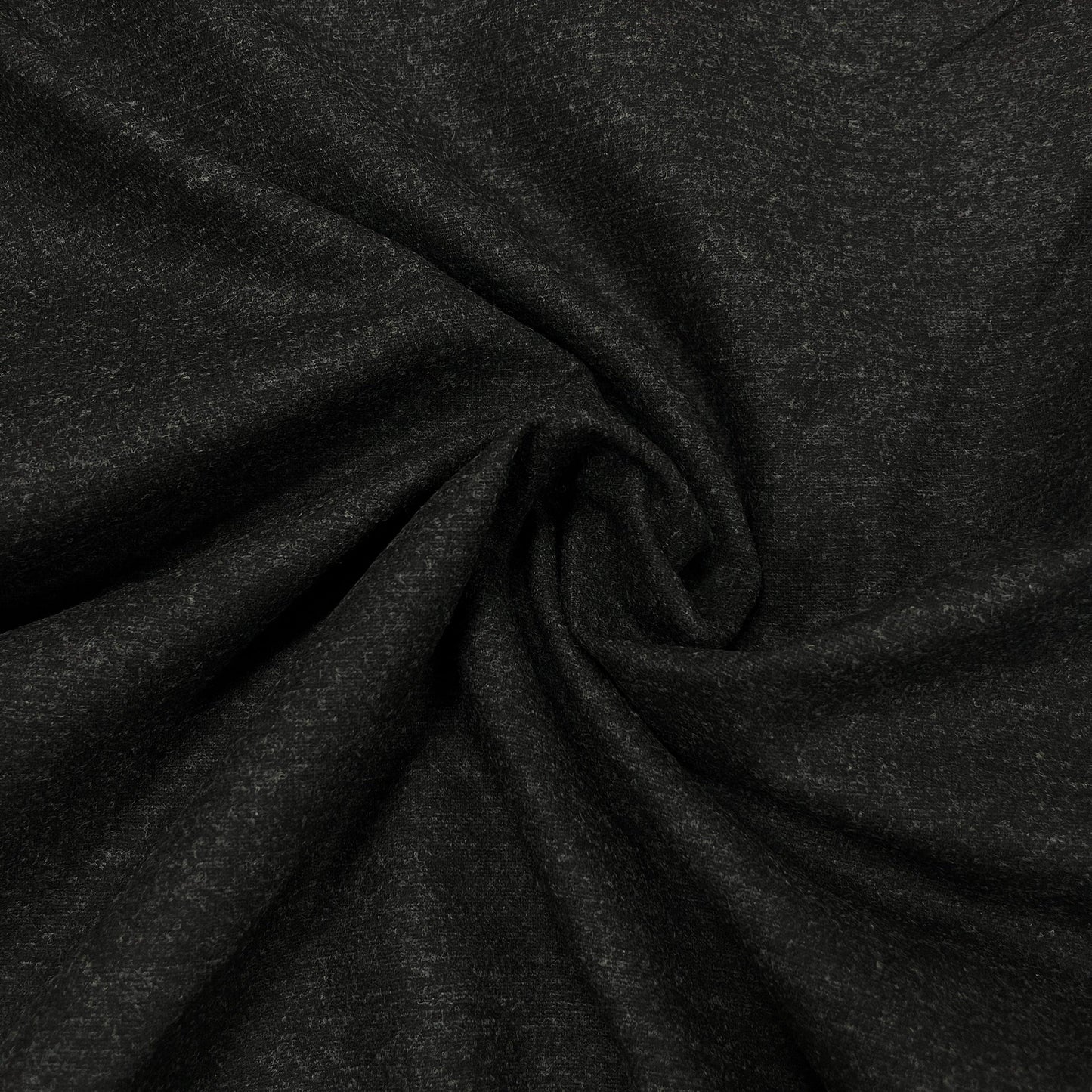 Black Organic Cotton/Polyester Woven Shirting Fabric - Nature's Fabrics