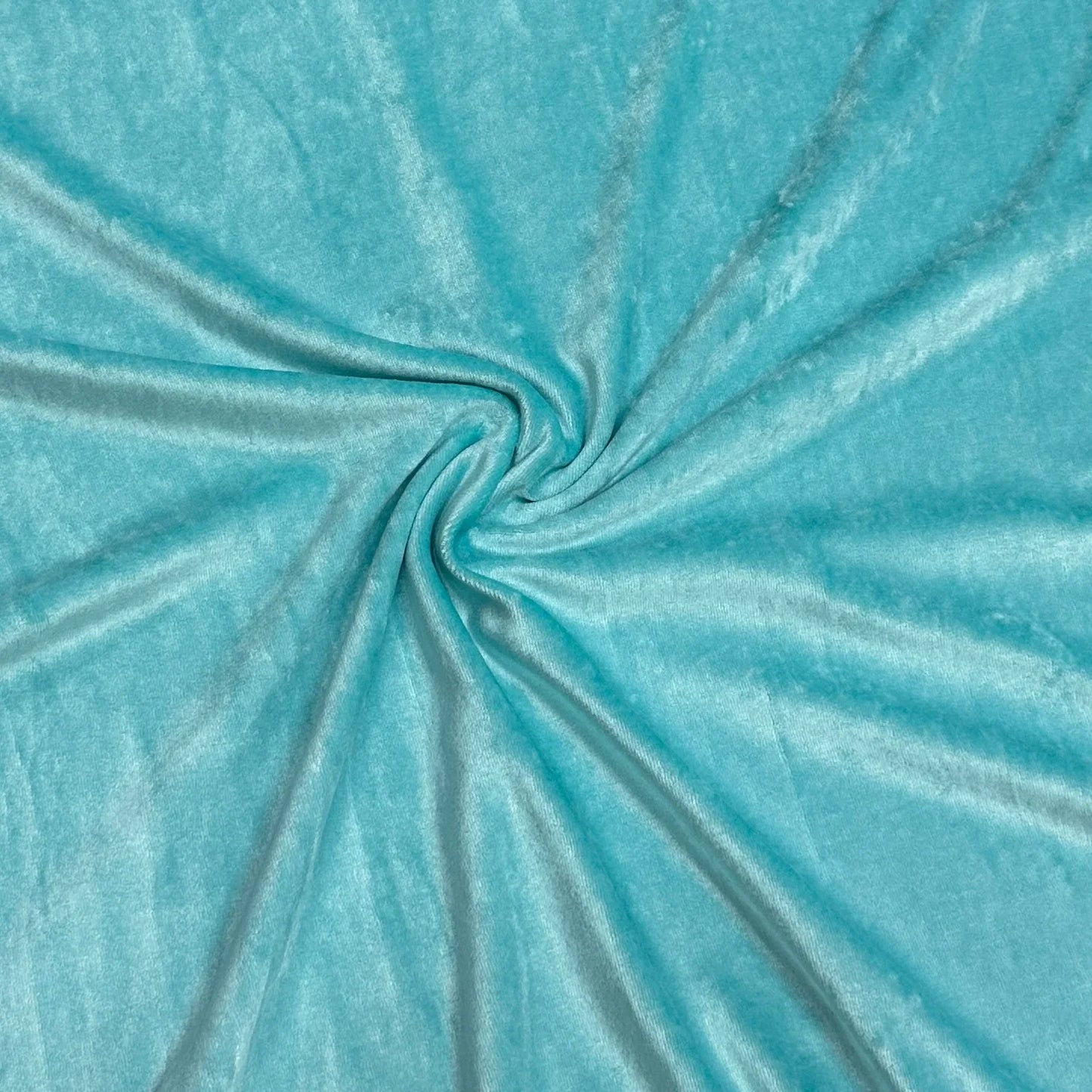 Blue Caracao Bamboo Velour Fabric - Nature's Fabrics