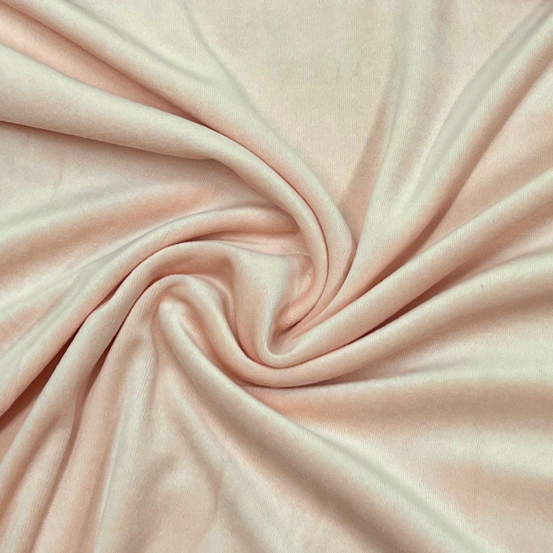 Carnation Cotton Velour Fabric - Nature's Fabrics